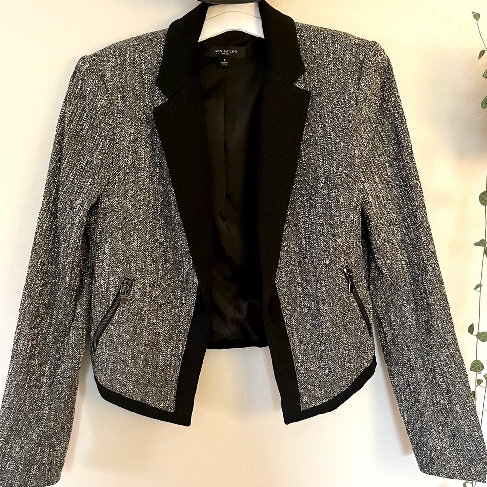 Ann Taylor Cropped Blazer